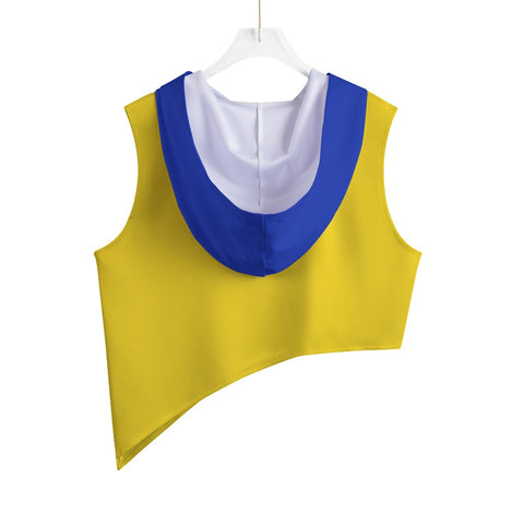 Image of Sigma Gamma Rho Sleeveless Irregular Hem Pullover Hoodie