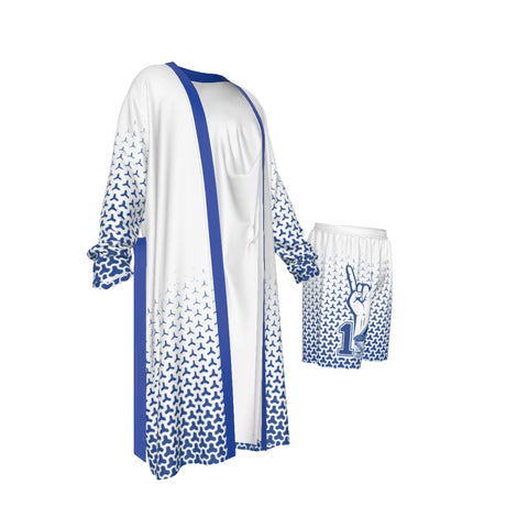 Image of Phi Beta Sigma Long Kimono Pajamas Suit