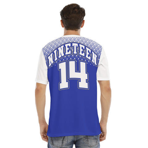 Image of Phi Beta Sigma hands Football Jersey With Button Closure