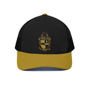 Alpha Phi Alpha Unisex Peaked Cap With Black Half-mesh