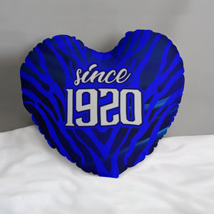 Zeta Phi Beta Heart-shaped pillow