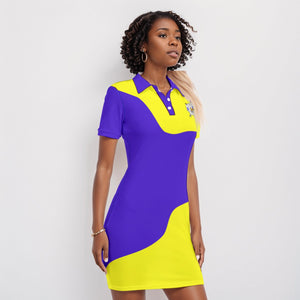 Sigma Gamma Rho Polo Collar Dress