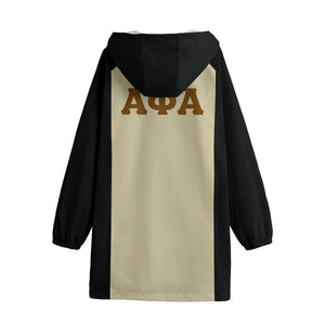 Alpha Phi Alpha All-Over Print Unisex Windbreaker Long Jacket
