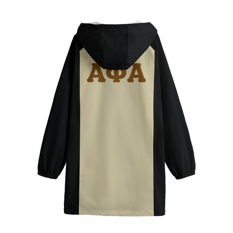 Image of Alpha Phi Alpha All-Over Print Unisex Windbreaker Long Jacket