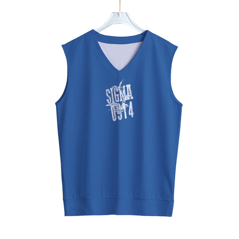 Image of Phi Beta Sigma Blues V-neck Tank Top