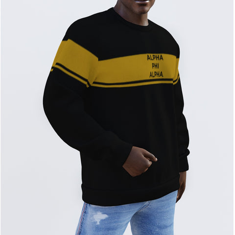 Image of Alpha Phi Alpha All-Over Print Men's Sweater