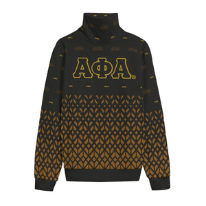 Alpha Phi Alpha Turtleneck Knitted Fleece Sweater