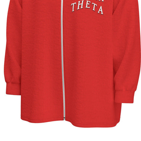 Image of Delta Sigma Theta Stand Collar Zipped Jacket