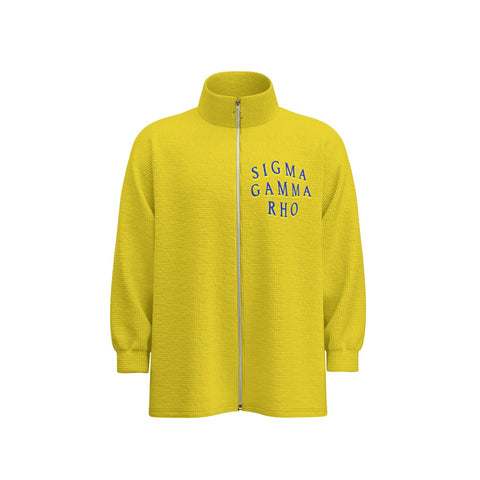 Image of Sigma Gamma Rho Stand Collar Zipped Jacket