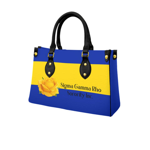 Image of Sigma Gamma Rho Tote Bag With Black Handle