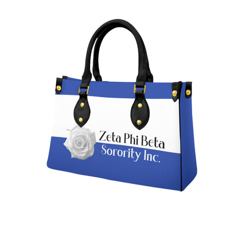 Image of Zeta Phi Beta Tote Bag With Black Handle