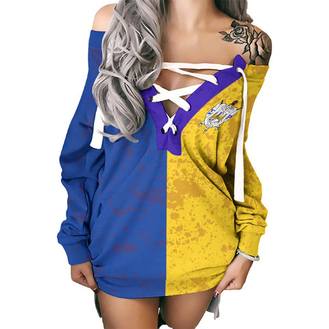 Image of Sigma Gamma Rho Lace-Up Sweatshirt