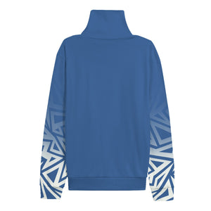 Phi Beta Sigma All-Over Print Unisex Turtleneck Knitted Fleece Sweater