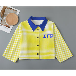 Sigma Gamma Rho Cropped Jacket