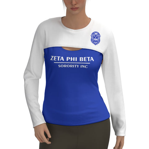 Image of Zeta Phi Beta Two-piece Sport Sweatshirt