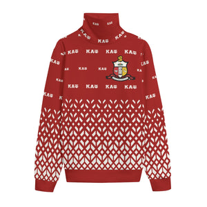 Kappa Alpha Psi Turtleneck Knitted Fleece Sweater