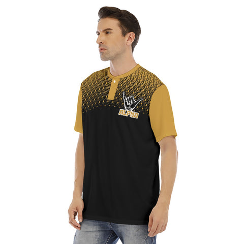 Image of Alpha Phi Alpha hands Football Jersey With Button Closure