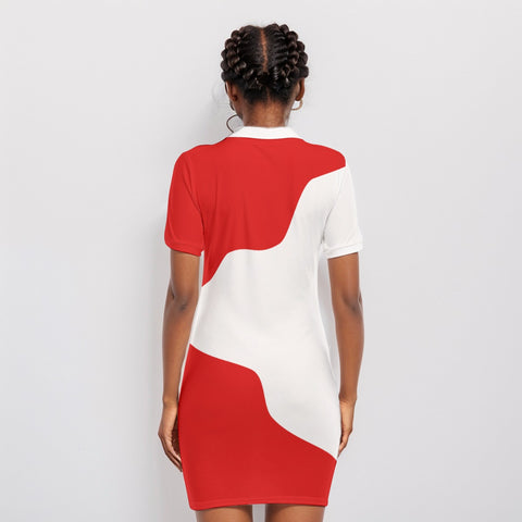 Image of Delta Sigma Theta Polo Collar Dress