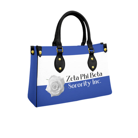 Image of Zeta Phi Beta Tote Bag With Black Handle