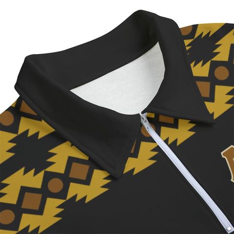 Image of Alpha Phi Alpha All-Over Print Unisex Lapel Sweatshirt | 310GSM Cotton