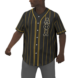 Alpha Phi Alpha All-Over Print Men's Short Sleeve Baseball Jersey