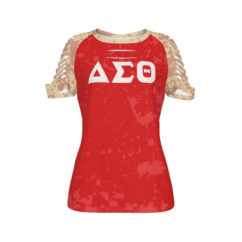 Image of Delta Sigma Theta Ripped T-Shirt