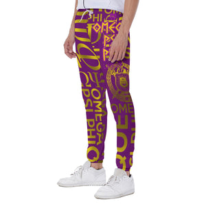 Omega Psi Phi Closed Bottom Light Weight Jogger