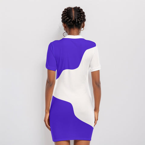 Image of Zeta Phi Beta Polo Collar Dress