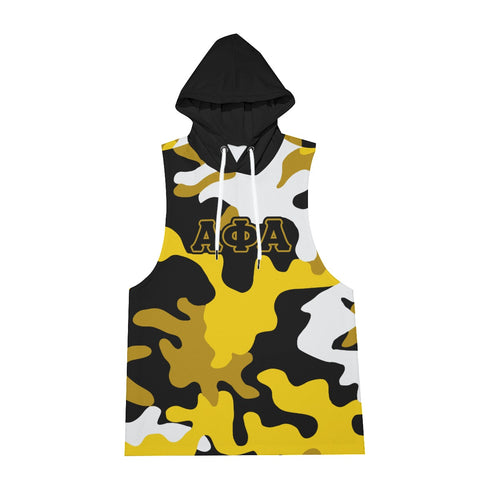 Image of Alpha Phi Alpha Sleeveless Vest And Shorts Set