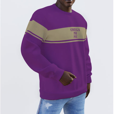 Image of Omega Psi Phi All-Over Print Men's Sweater