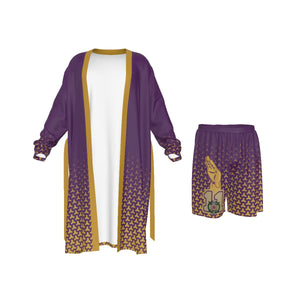 Omega Psi Phi Long Kimono Pajamas Suit