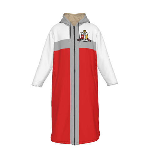 Image of Kappa Alpha Psi Long Fleece Zip Up Windbreaker