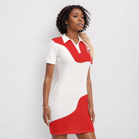 Image of Delta Sigma Theta Polo Collar Dress