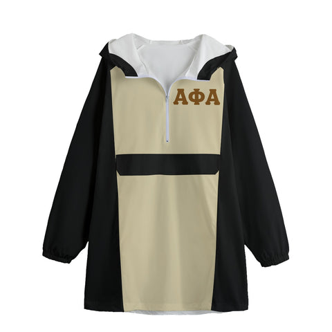 Image of Alpha Phi Alpha All-Over Print Unisex Windbreaker Long Jacket