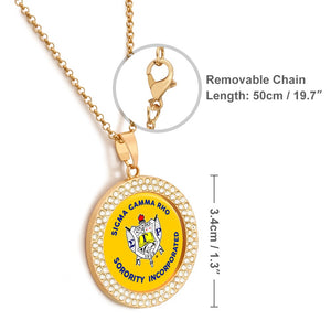 Sigma Gamma Rho Diamond Necklace