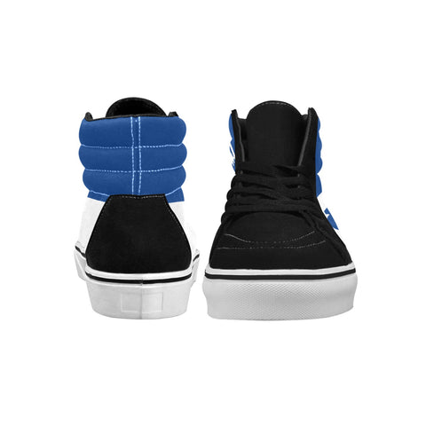 Image of Phi Beta Sigma Men's High Top Canvas Shoes