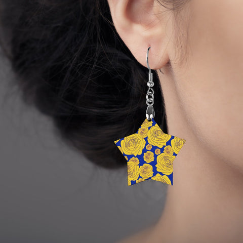 Image of Sigma Gamma Rho Wooden Earrings