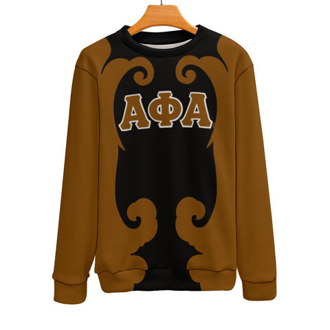 Image of Alpha Phi Alpha Filigree Men's Crew Neck Sweater