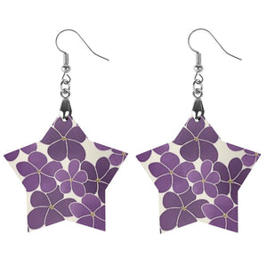 Delta Sigma Theta Wooden Earrings