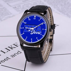 Zeta Phi Beta Waterproof Quartz  Watch