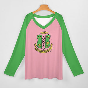 Alpha Kappa Alpha Long Sleeve Loose Tee