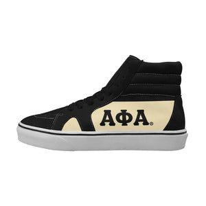 Alpha Phi Alpha Men's High Top Canvas Shoes