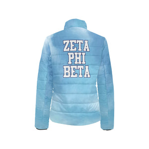 Zeta Phi Beta Stand Collar Padded Jacket