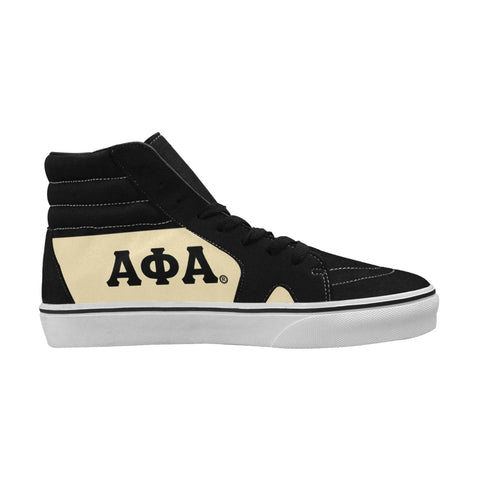 Image of Alpha Phi Alpha Men's High Top Canvas Shoes