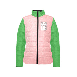 Alpha Kappa Alpha Stand Collar Padded Jacket