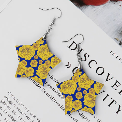 Image of Sigma Gamma Rho Wooden Earrings