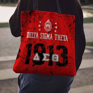 Delta Sigma Theta Founding Year Tote Bags - Unique Greek Store