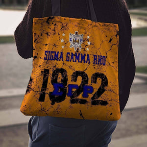 Sigma Gamma Rho Founding Year Tote Bags - Unique Greek Store