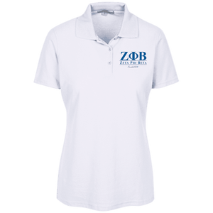 Zeta Phi Beta All-Over Print Women's Polo Shirt