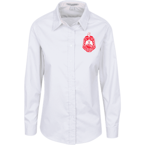 Image of Delta Sigma Theta LS Blouse